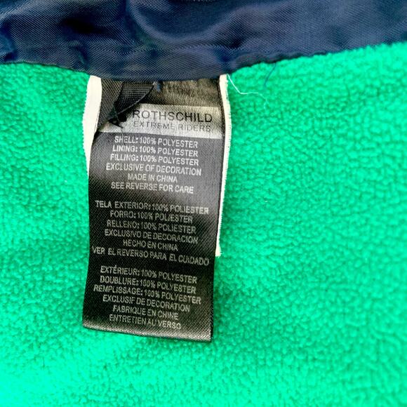 Rothschild Toddler boys Blue Green Navy Puffy Jacket 24M 2T - Picture 14 of 14